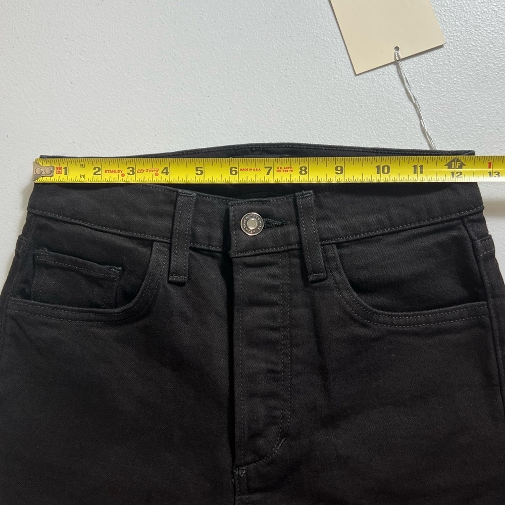NWT Favorite daughter, The Vivi Kingsley‎ Straight Leg black Jeans 24 button fly - Picture 5 of 11